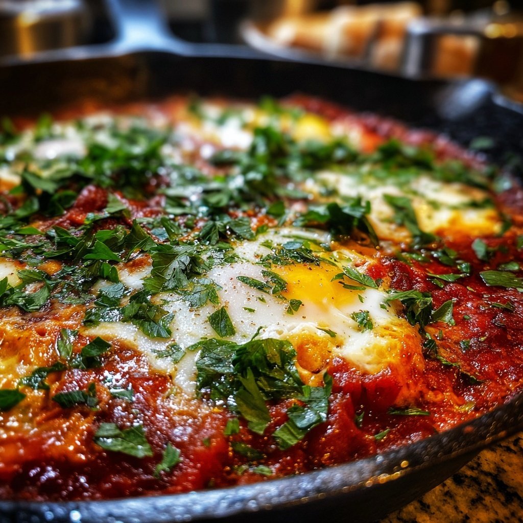 Shakshuka mit Kräutern