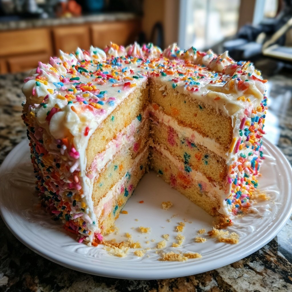 Geburtstagskuchen bunt