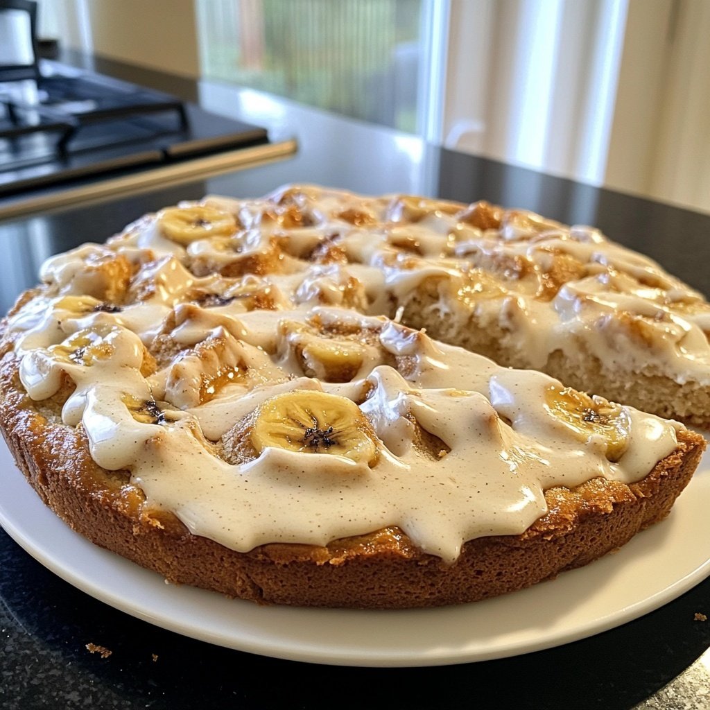Bananenkuchen mit Quark