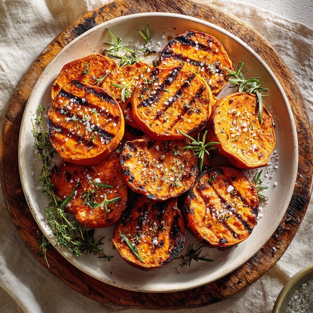 Gegrillte Süßkartoffeln Mit Kräutern