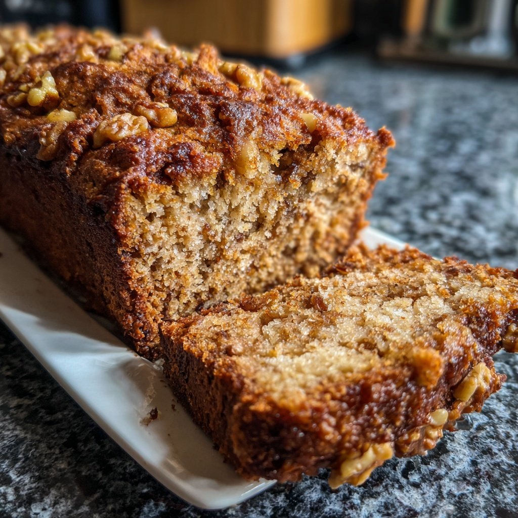Bananenbrot mit Walnüssen