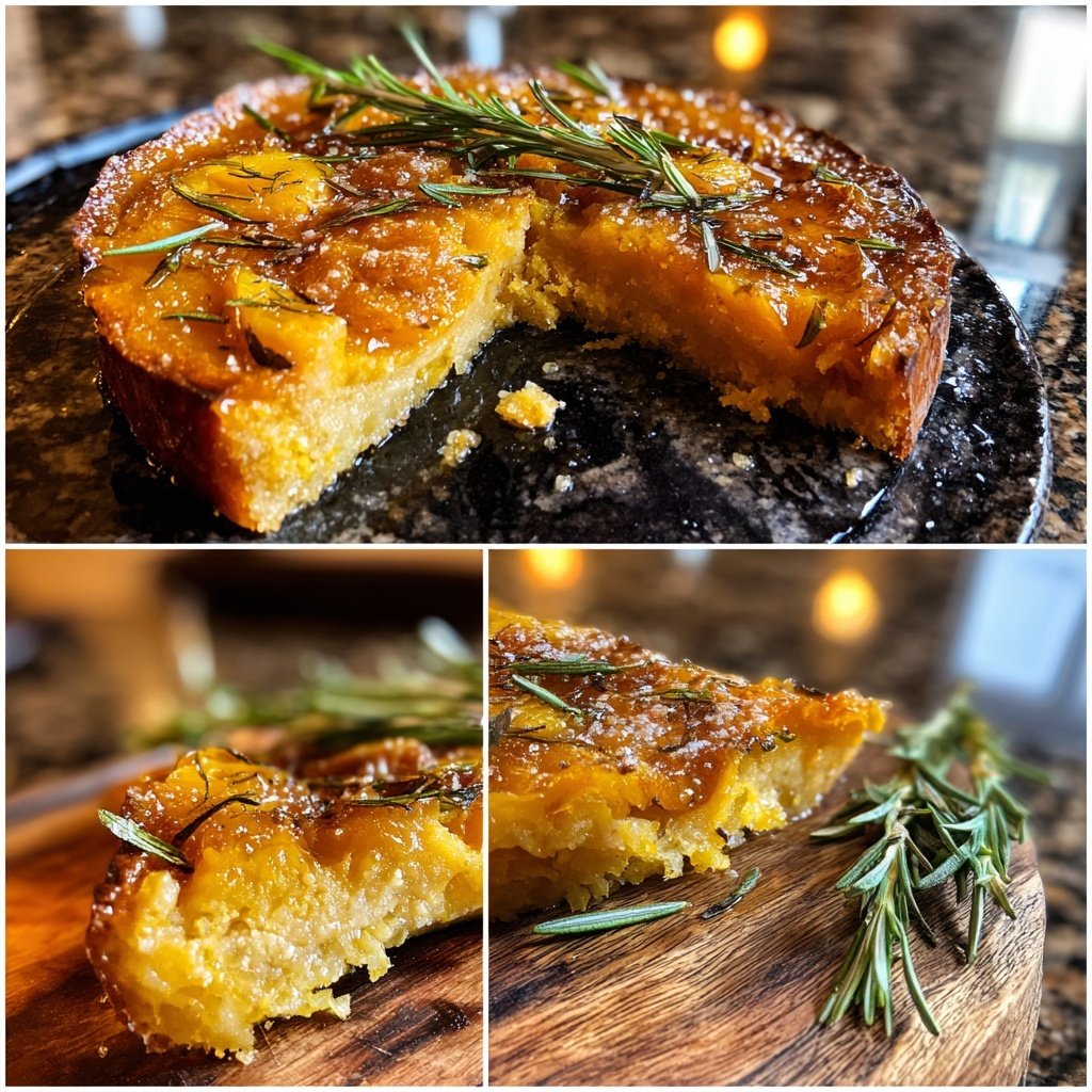 Ofen Kürbis Mit Rosmarin