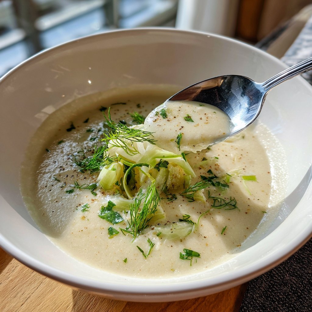 Blumenkohlsuppe mit Fenchel