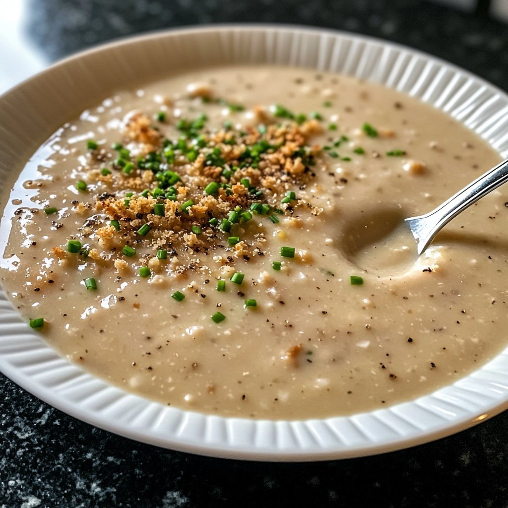 Blumenkohlsuppe ohne Aufwand