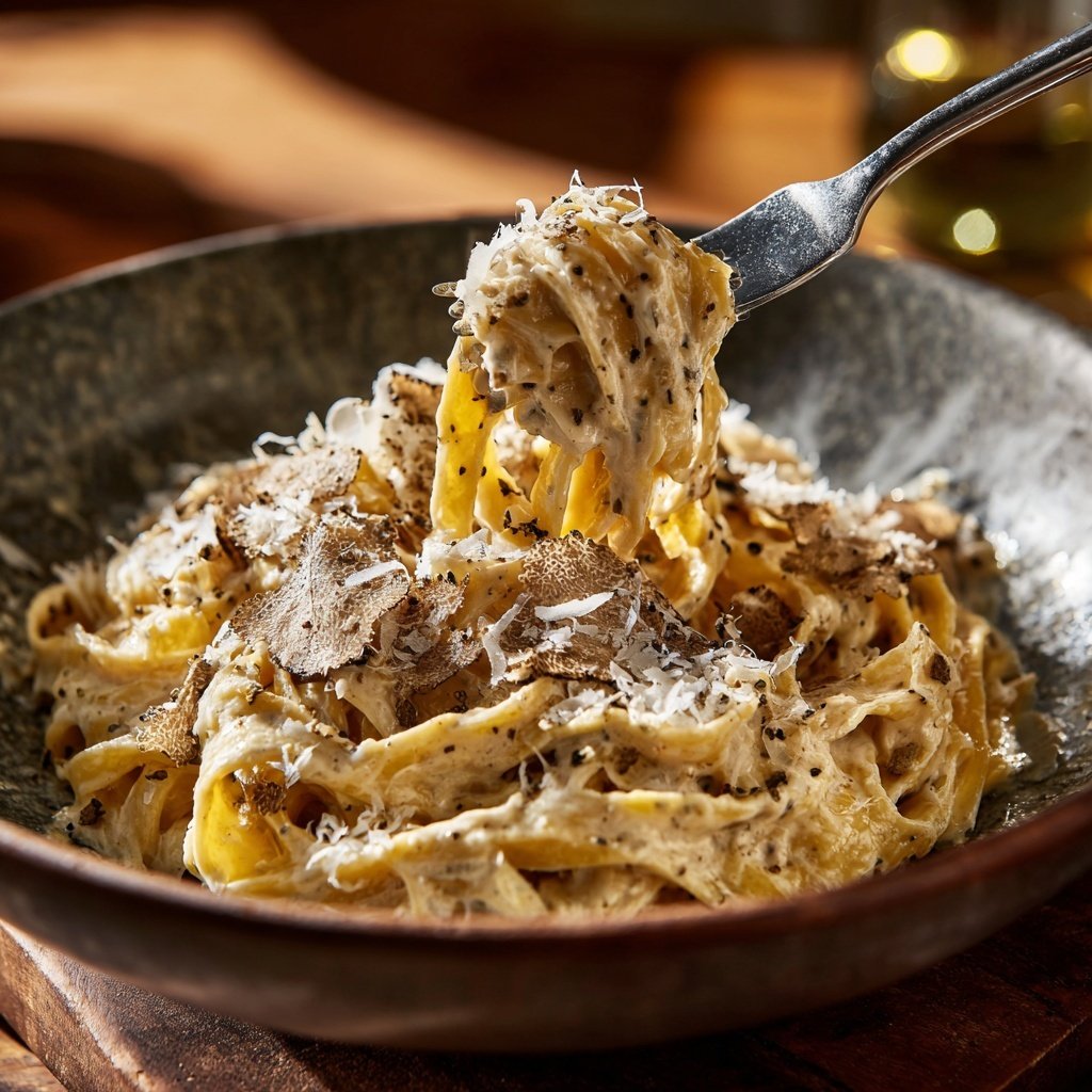 Pasta mit Trüffelcreme