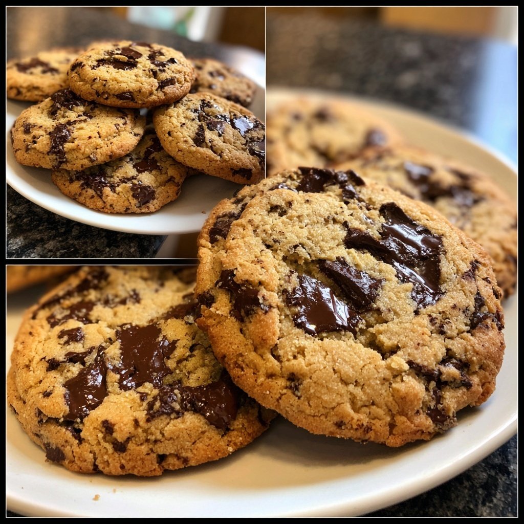 Cookies mit dunkler Schokolade
