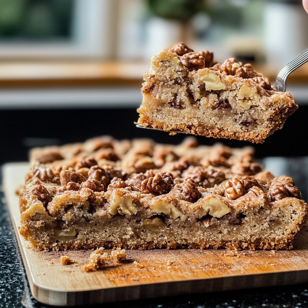 Omas saftiger Walnusskuchen