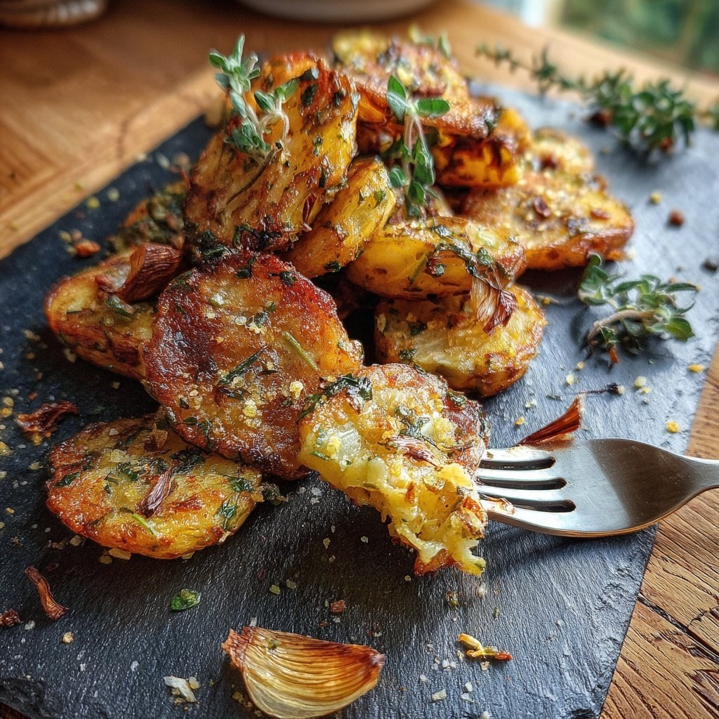 Grillkartoffeln Mit Knoblauch Und Kräutern