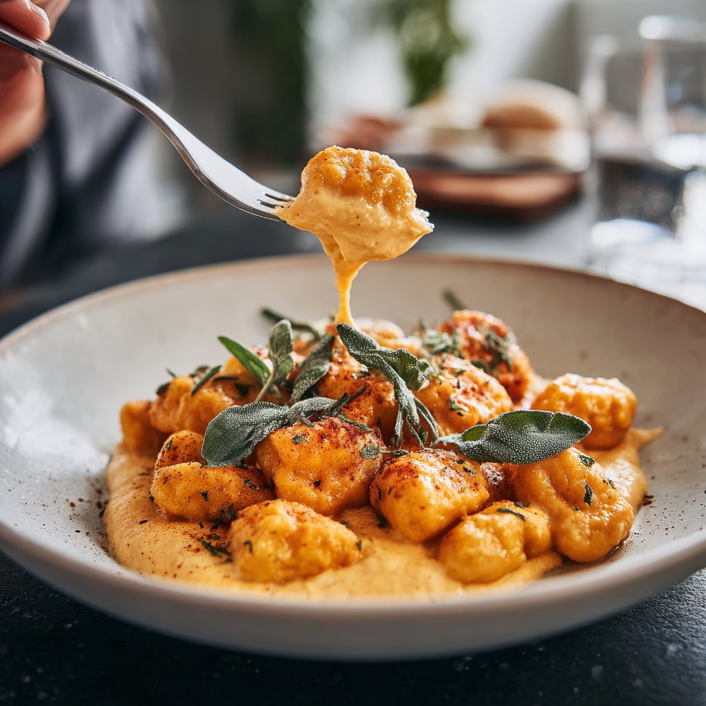 Gnocchi mit Kürbiscreme