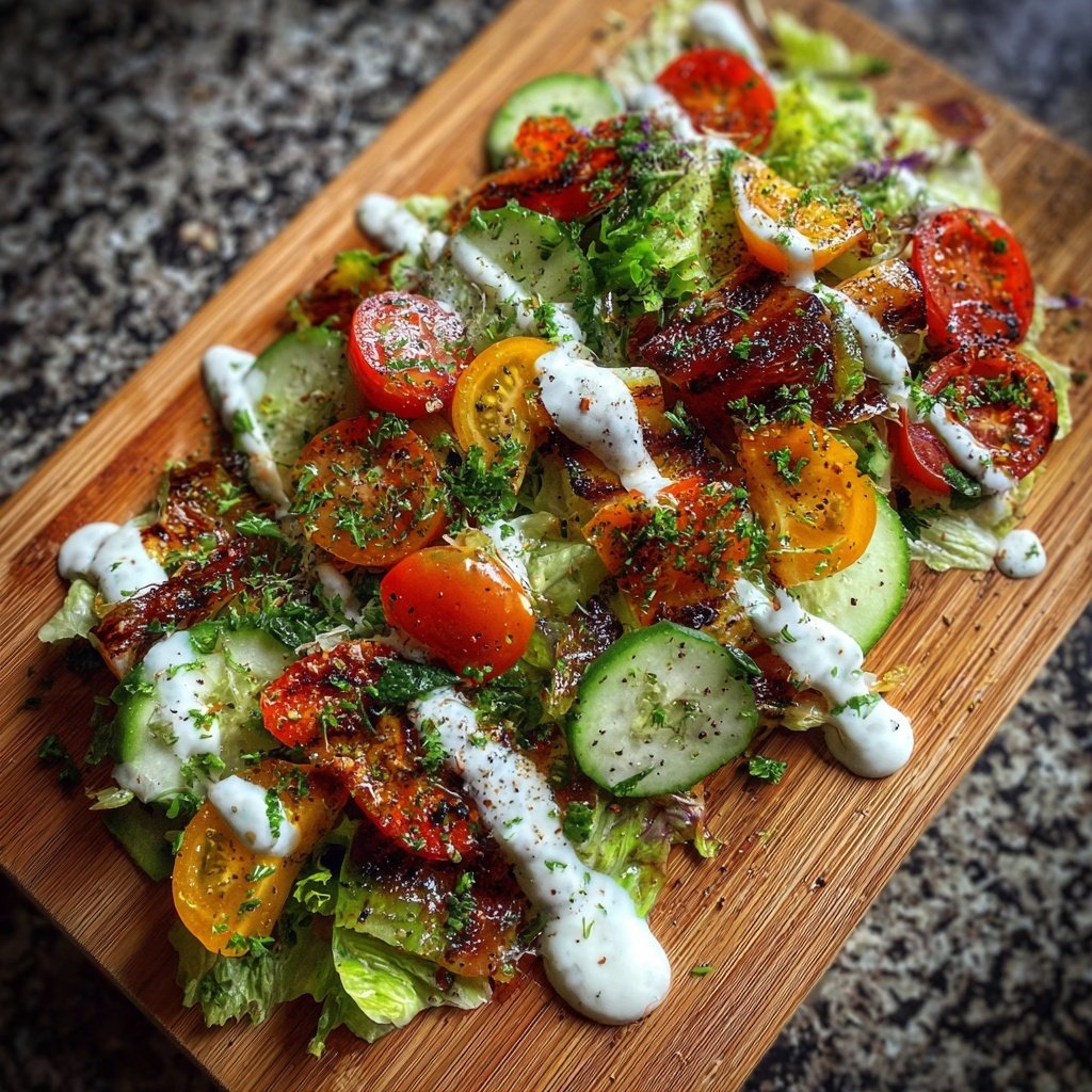 Salat Zum Grillen Mit Joghurtsauce