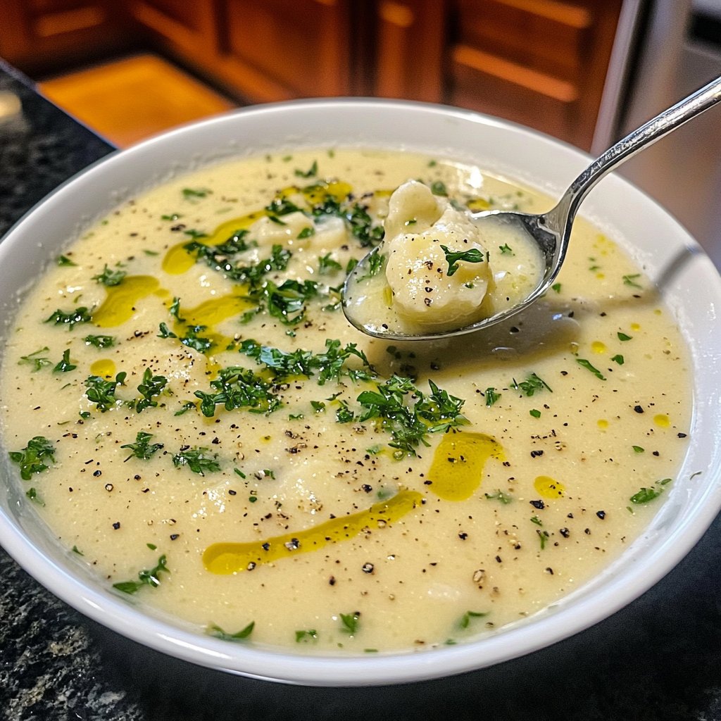 Blumenkohlsuppe als Low Carb Rezept