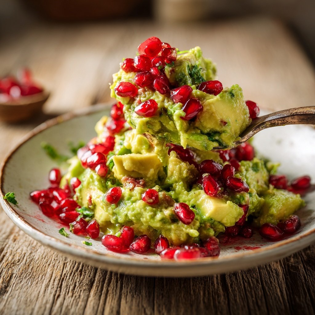 Avocadosalat mit Granatapfel