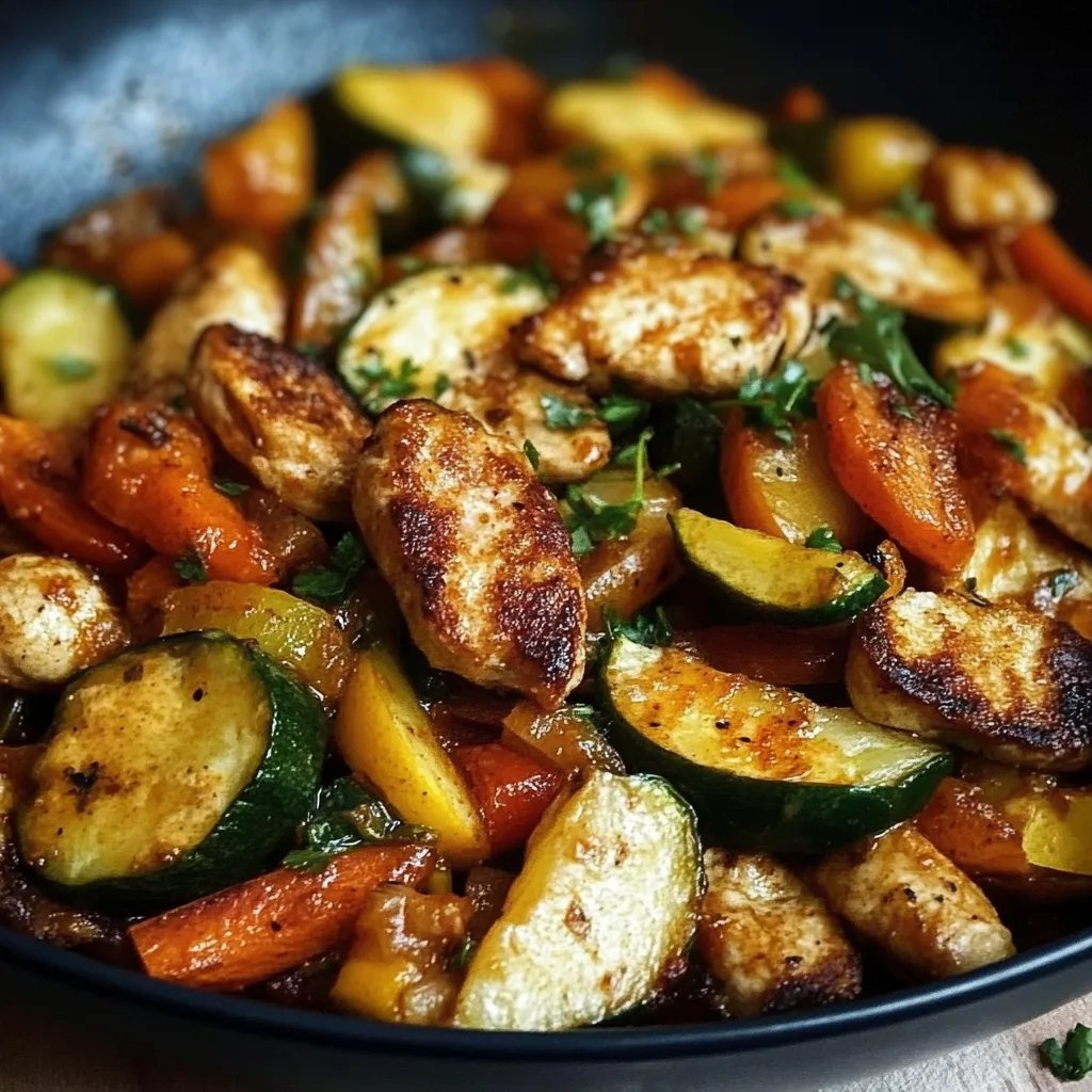 Leckere Low Carb Hähnchenpfanne mit Gemüse – Dein perfektes Abendessen!