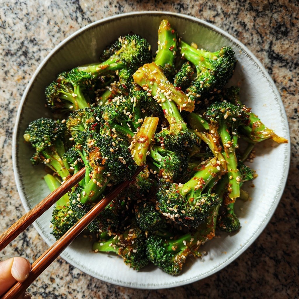 Brokkoli Pfanne Mit Ingwer