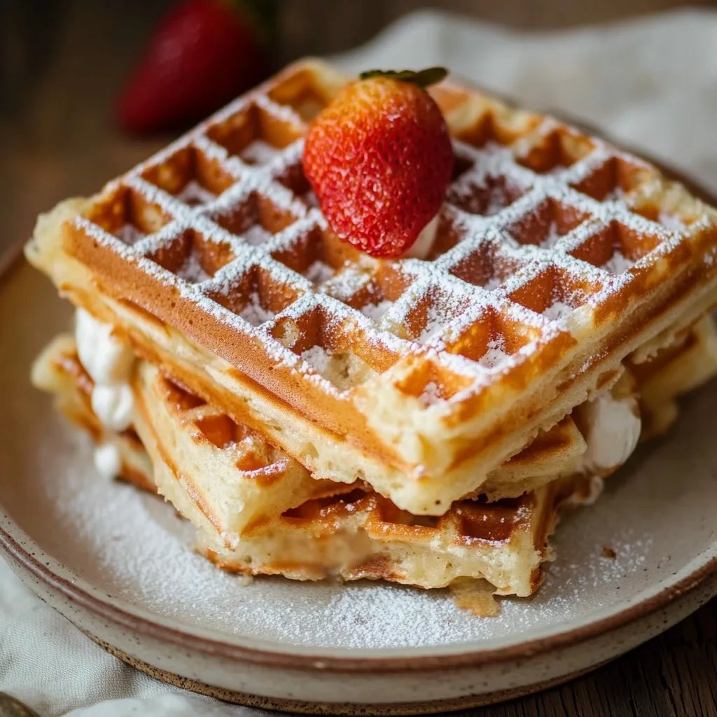 Schneller Waffelkuchen ohne Backen